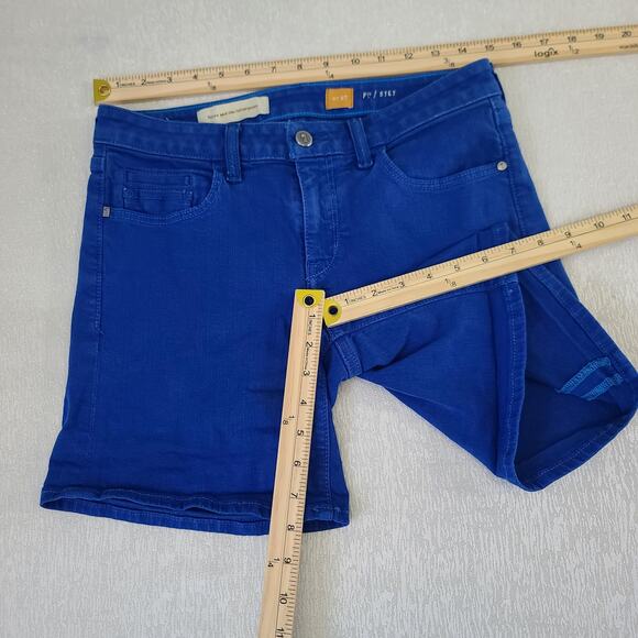 Pilcro and the Letterpress women's denims shorts blue Size 27 stretch fit beachy - Picture 4 of 9
